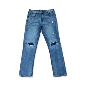 Aeropostale Slim Straight Rip and Repair Jeans